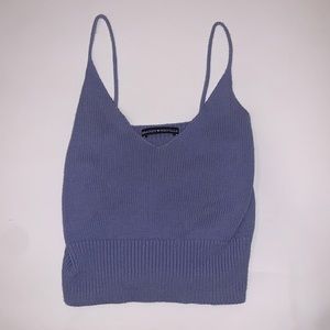 brandy melville knit tank top